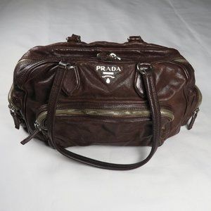 👜 PRADA Handbag Shoulder Bag All Leather